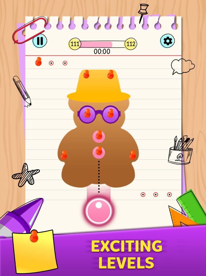 Pin and Paper Drop Puzzle