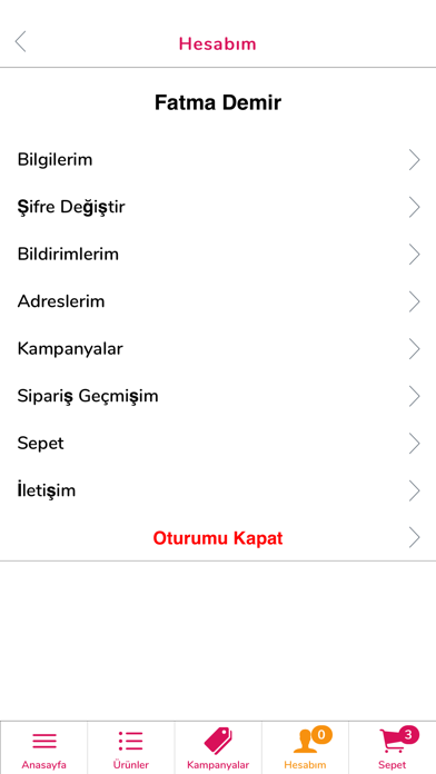 IYAŞ Sanal Market Screenshot