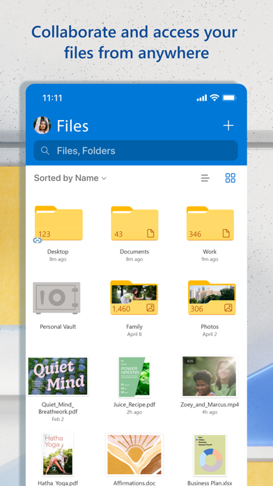 Microsoft OneDrive Screenshot