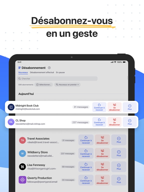 Screenshot #5 pour Clean Email: Nettoyage d’email