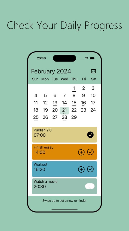 #3. It's time - just a reminder (macOS) 由: Cheng Huang