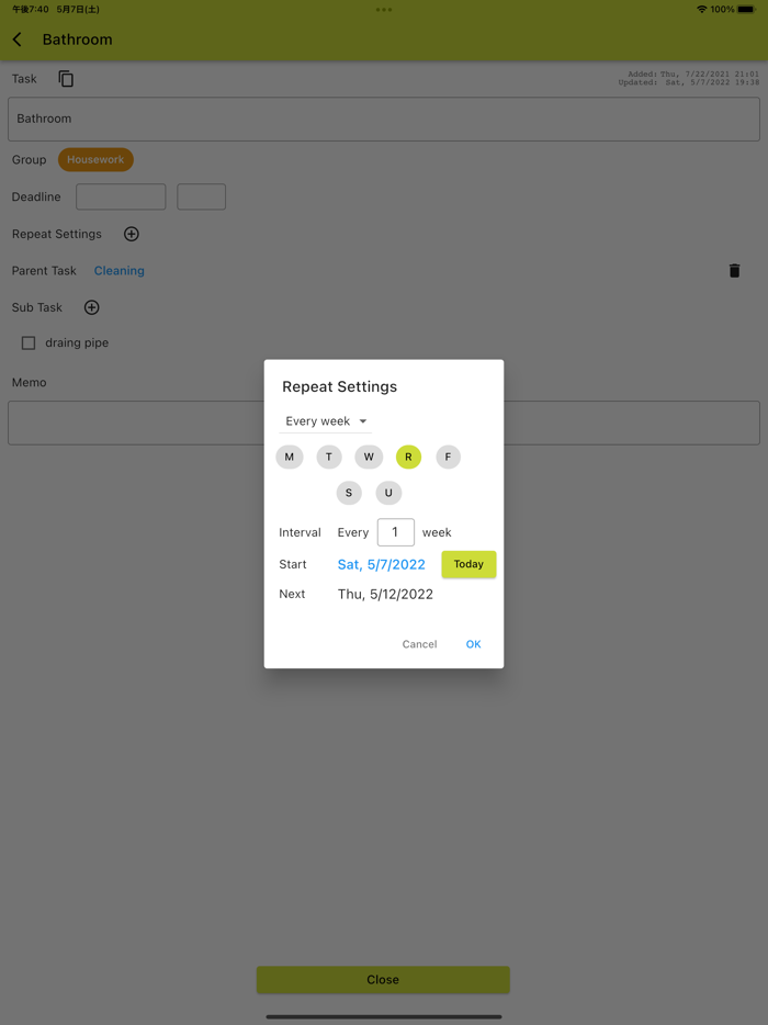 Hierarchical To-do List