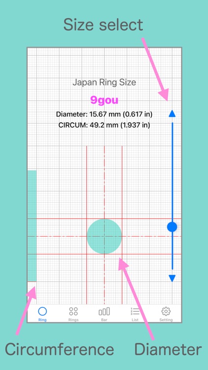 Ring Sizer by Jason Withers © en App Store
