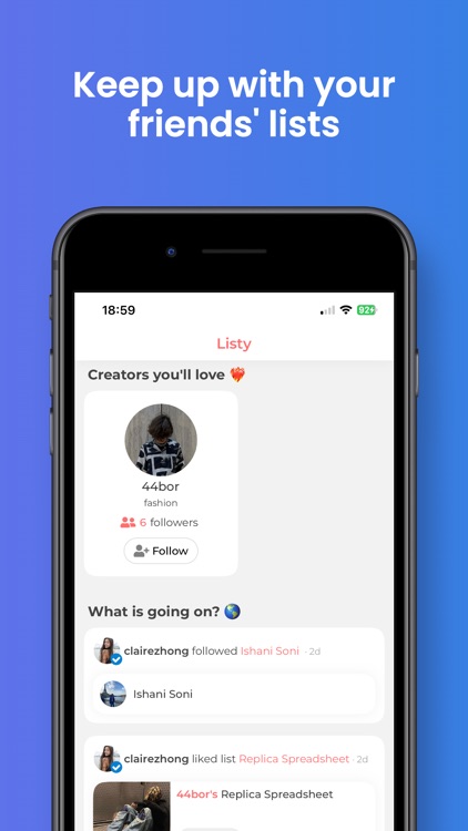 Listy - Your world listed screenshot-3