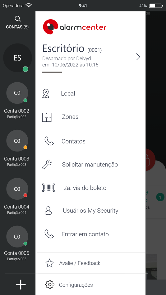 #2. Alarm Center Monitoramento (iOS) Podle: CENTRAL DE ALARMES LTDA