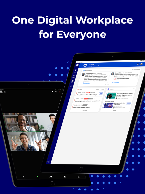 eUnite @work iPad screenshot 1 - Business app