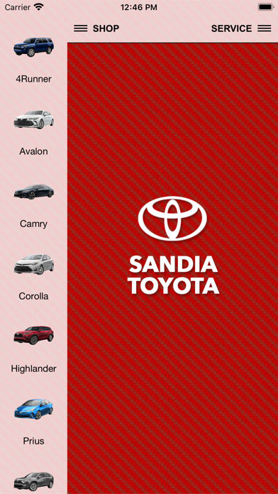 Sandia Toyota Screenshot