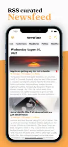 NewsFlash RSS screenshot #1 for iPhone
