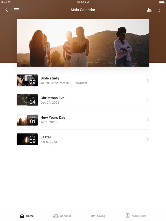 The Current Outreach Church iPad screenshot 3 - Education app