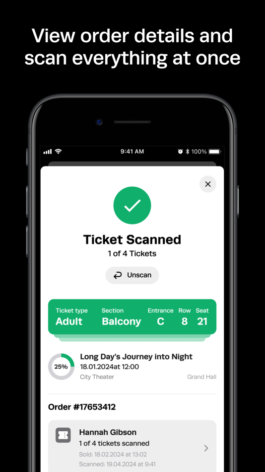 #4. Tixly Scanner (iOS) By: Tix EU ehf