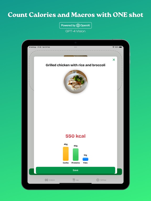 Calorie Counter Food: WrapFast