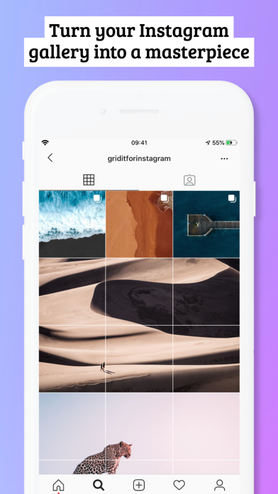 Screenshot #2 pour Grid-it: Tiles for Instagram