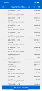 Infor LN Warehouse Receipts screenshot #4 for iPhone