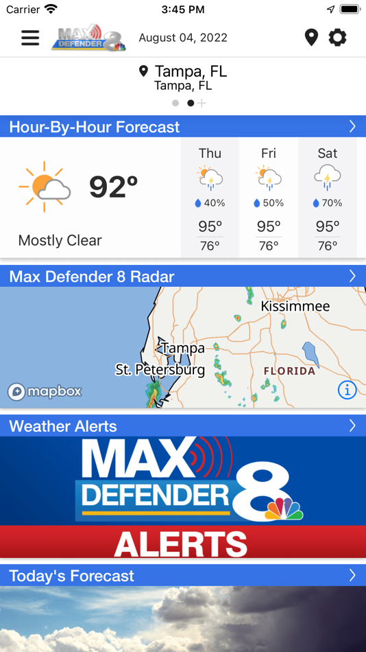 Max Defender 8 Weather App - 6.9.0 - (iOS)