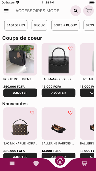 Accessoires mode Screenshot