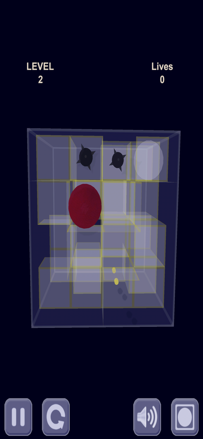 Red ball and Glass maze