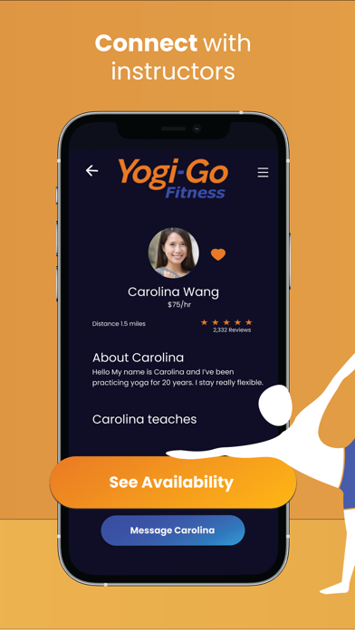 YogiGoFitness - Find Trainers Screenshot