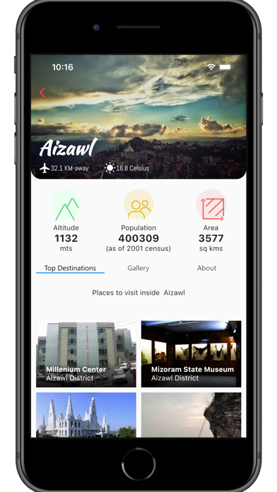 Tourism Mizoram Screenshot
