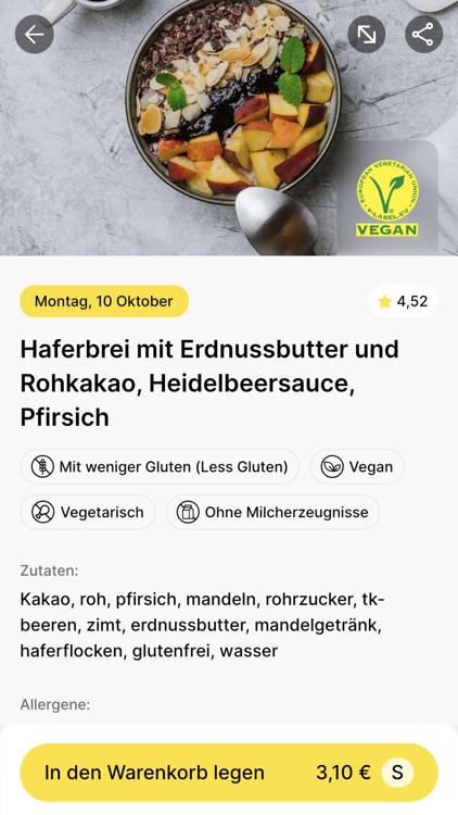 NTFY - Dein Ernährungsplan