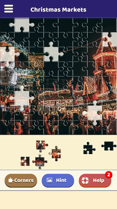 Christmas Market Puzzle Screenshot