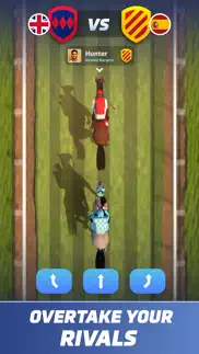 horse racing rivals: team game iphone screenshot 2