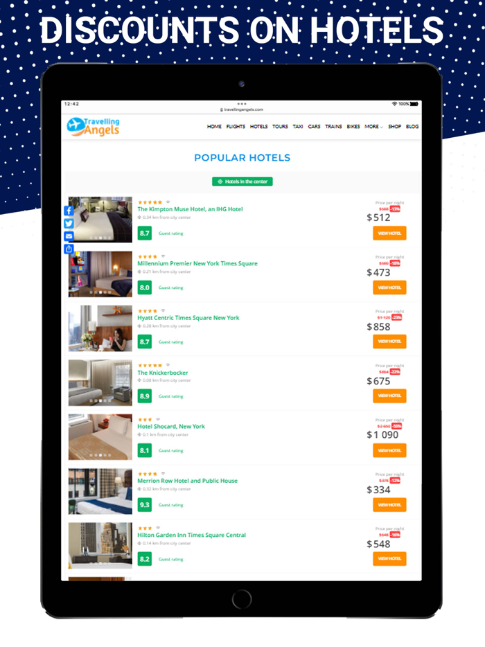 Travelling Angels Booking App