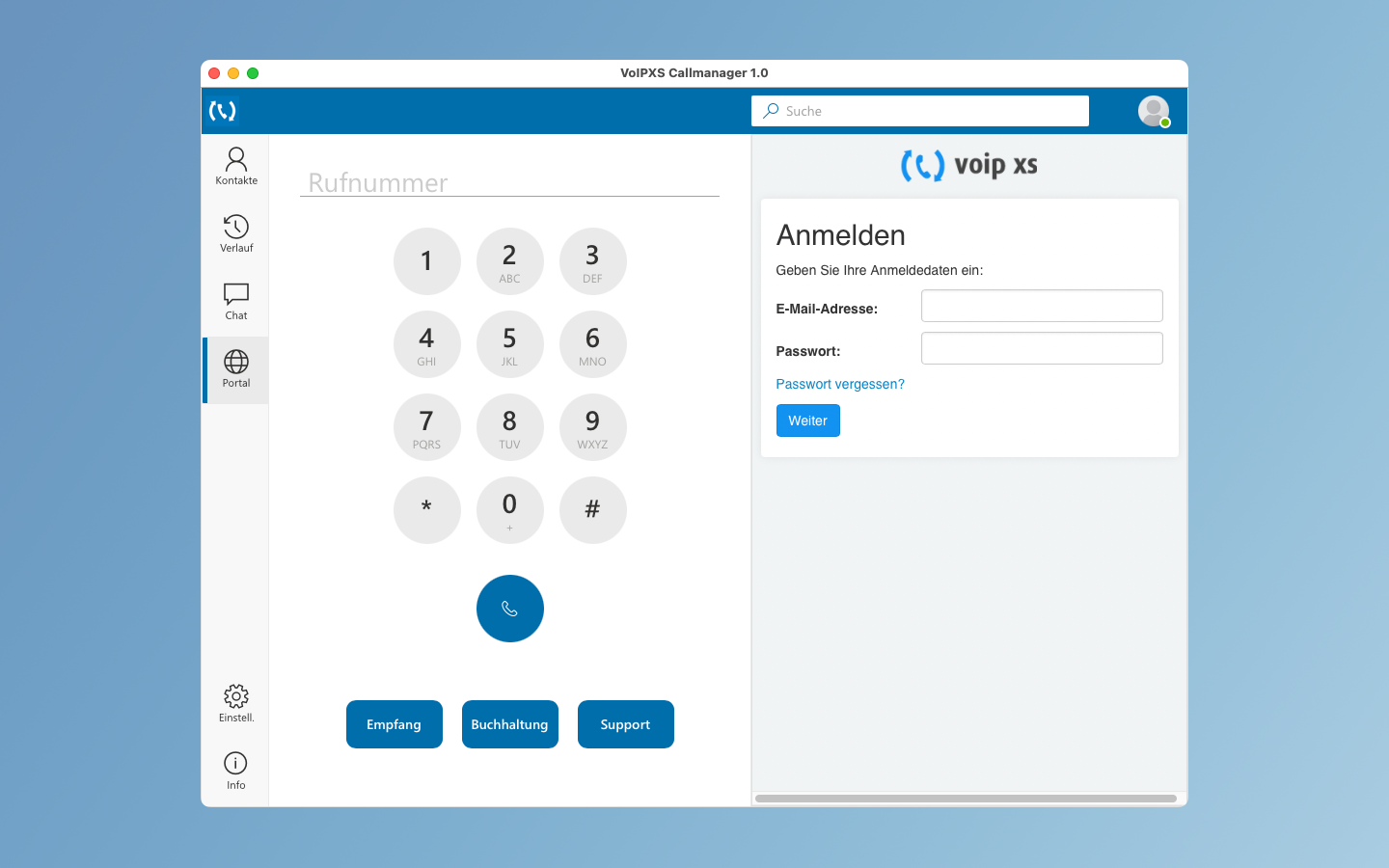 VoIPXS CallManager