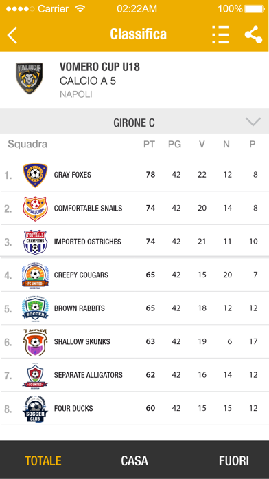 King Sport Napoli Screenshot