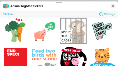 Animal Rights Stickers Screenshot