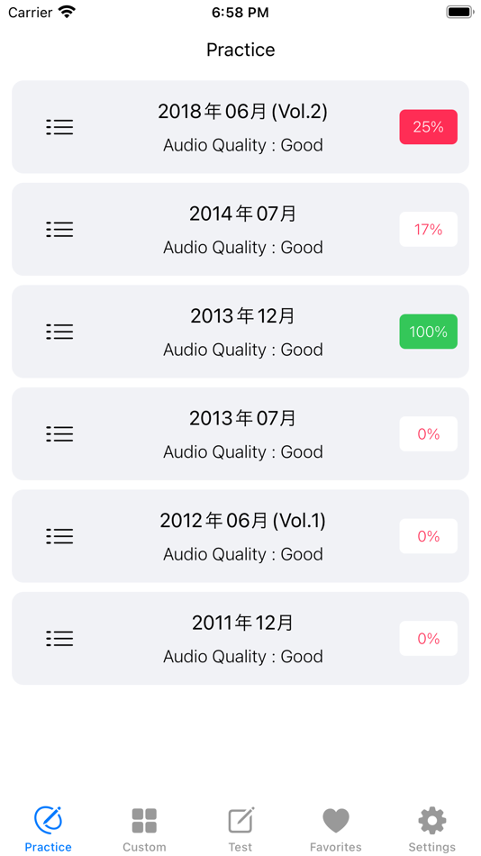 #1. JLPT N4 Listening Practice PRO (macOS) 由: 波 文
