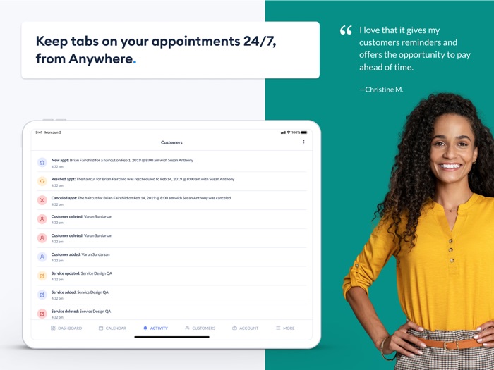 Setmore Appointment Scheduling