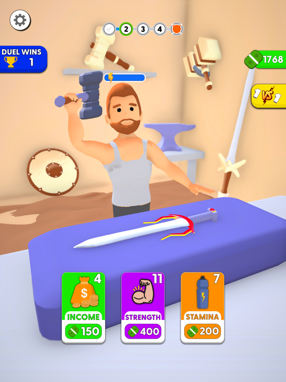 Master of Swords iPad screenshot 1 - Games app