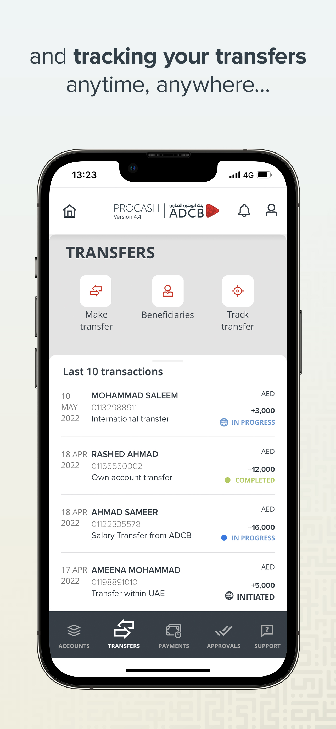 ADCB ProCash Mobile screenshot 5