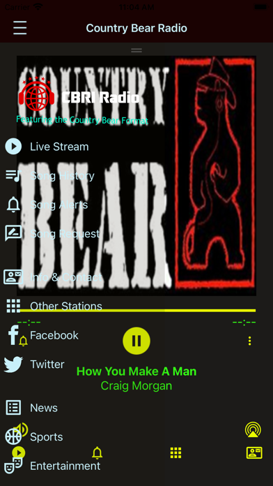 Country Bear Radio Screenshot 3 - AppWisp.com
