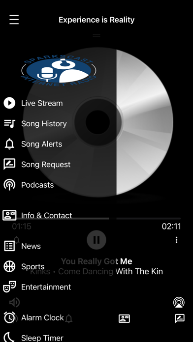 Screenshot #2 pour SparksCast Internet Radio