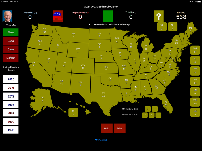 2024 US Election Simulator