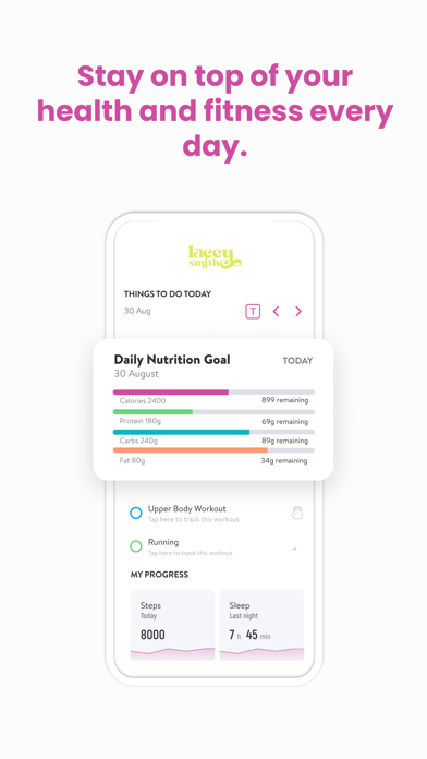 Lacey Smith Coaching Screenshot