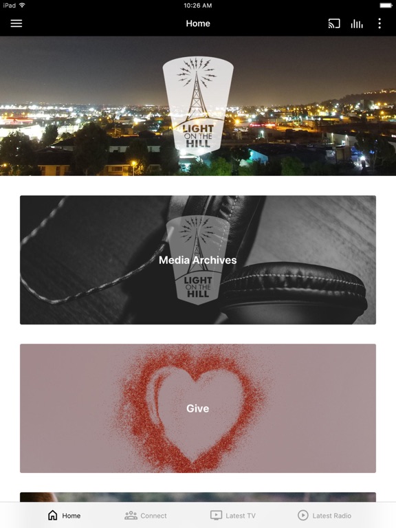 Screenshot #4 pour Light on the Hill Radio App