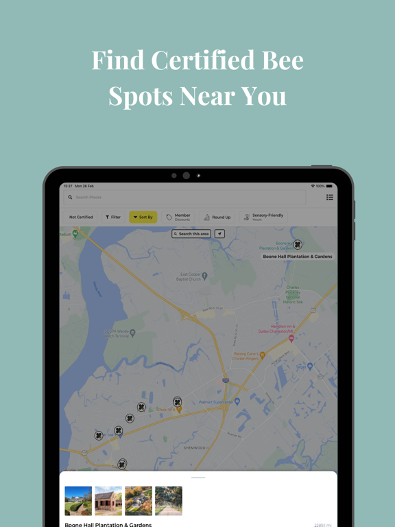 Just Bee iPad screenshot 2 - Travel app