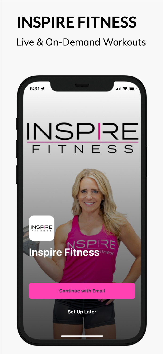 Inspire Fitness - Workout App