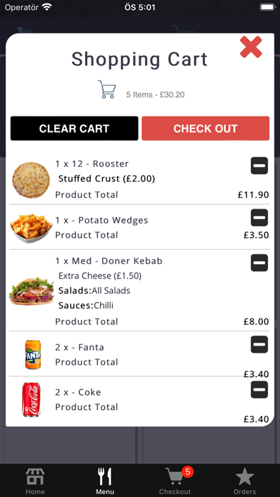 Oscar Fish Bar Bridgwater Screenshot