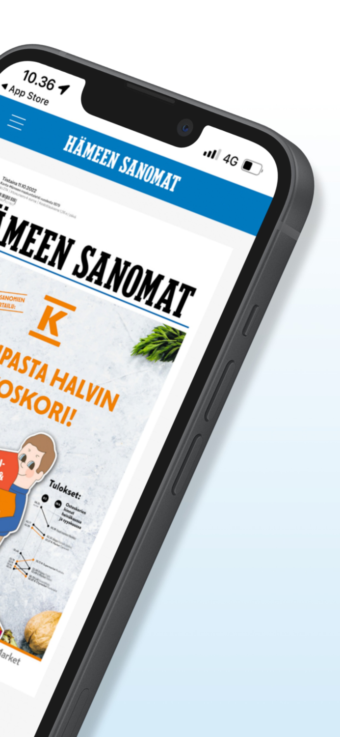 Hämeen Sanomat -sovellus