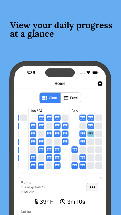 Shiver: Cold Plunge Log Screenshot