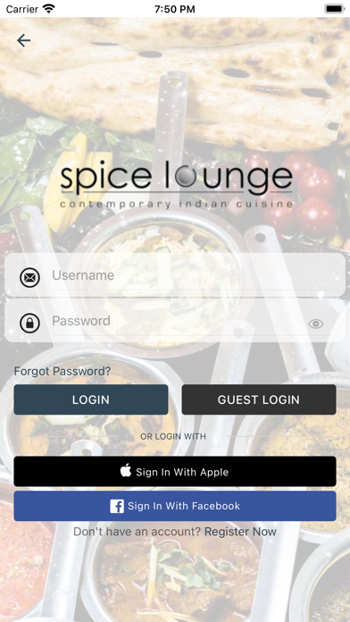 Spice Lounge Oxford Screenshot