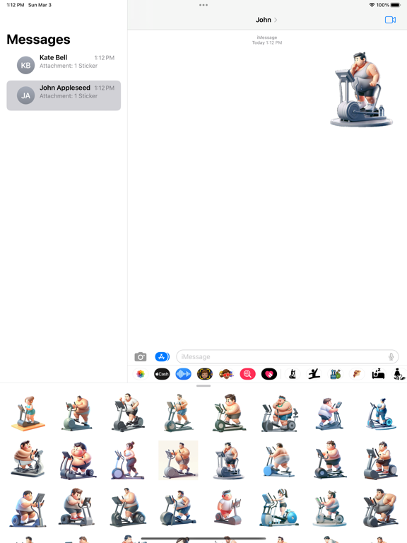 Screenshot #4 pour Elliptical Machine Stickers