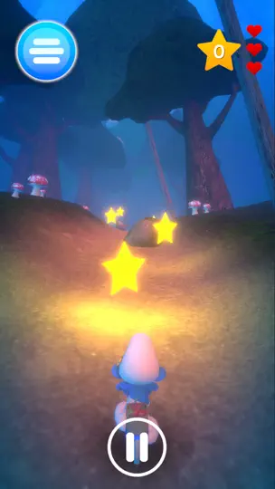 Screenshot von Happy Meal Schlümpfe App auf dem iPhone 2