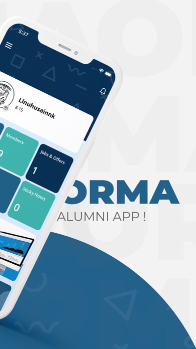 ORMA Alumni Screenshot