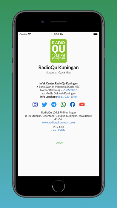 RadioQu Kuningan Muslim Pocket Screenshot