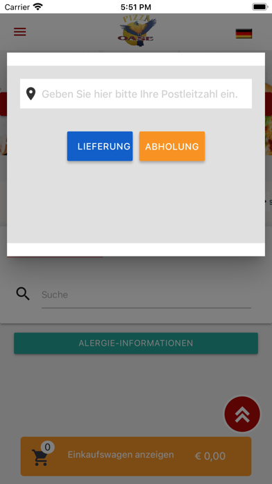 Pizza Oase Statzling Screenshot