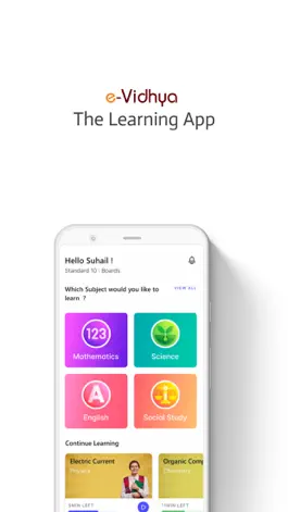 Game screenshot E Vidhya - The Learning App apk